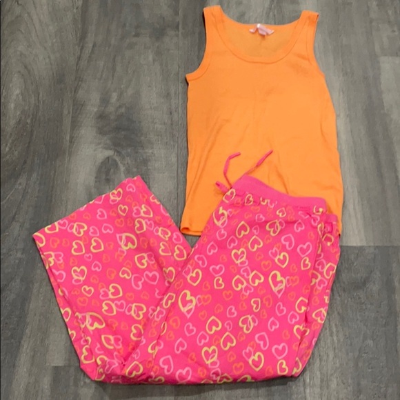 Victoria’s Secret Heart Print Pajama Pants Medium - Picture 1 of 4